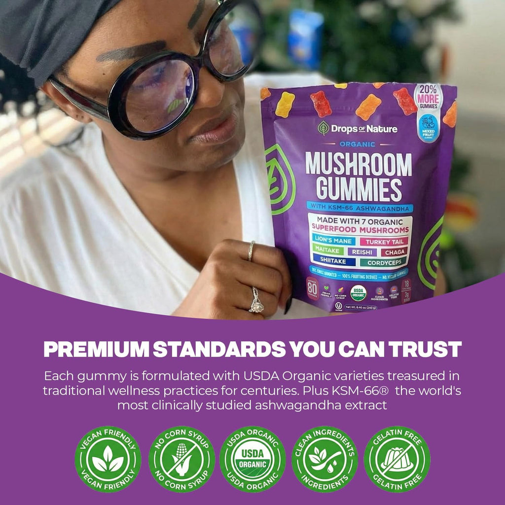 CalmForce Mushroom Ashwagandha Gummies