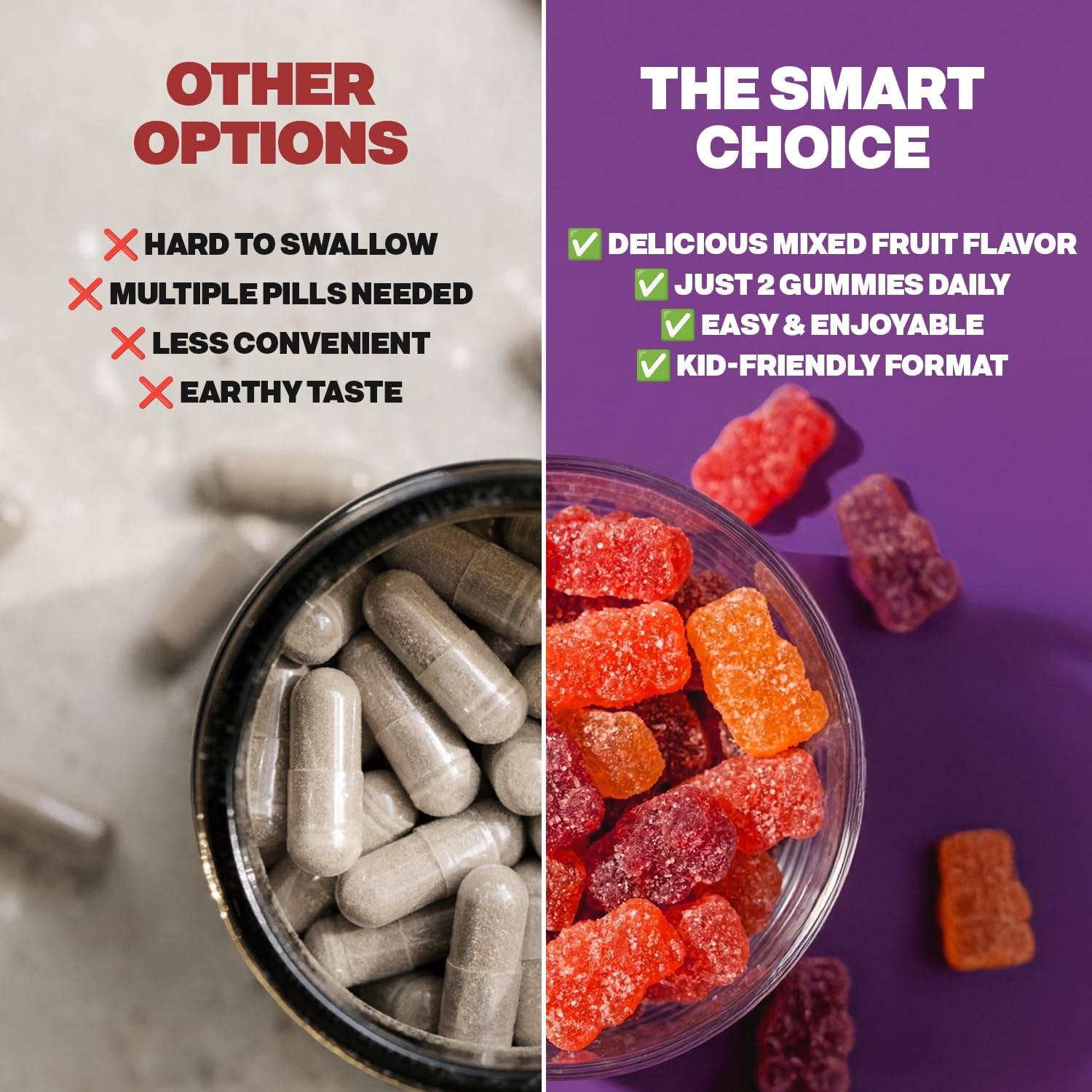 CalmForce Mushroom Ashwagandha Gummies